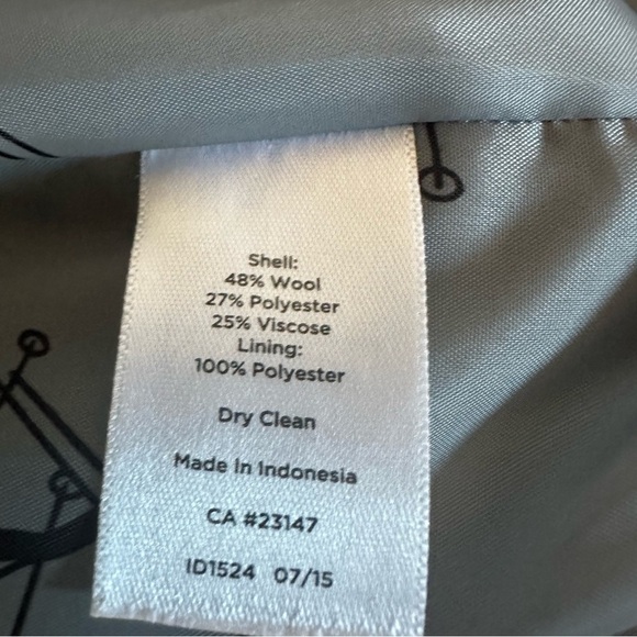 TALBOTS SHETLAND ABERDEEN PASTEL PLAID WOOL BLEND BLAZER SIZE 8 - Picture 14 of 14